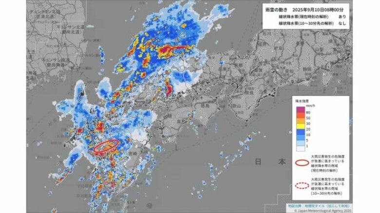 鳥取県に１０日昼前から線状降水帯発生の恐れ　浸水被害や土砂災害、竜巻などに注意を｜FNNプライムオンライン