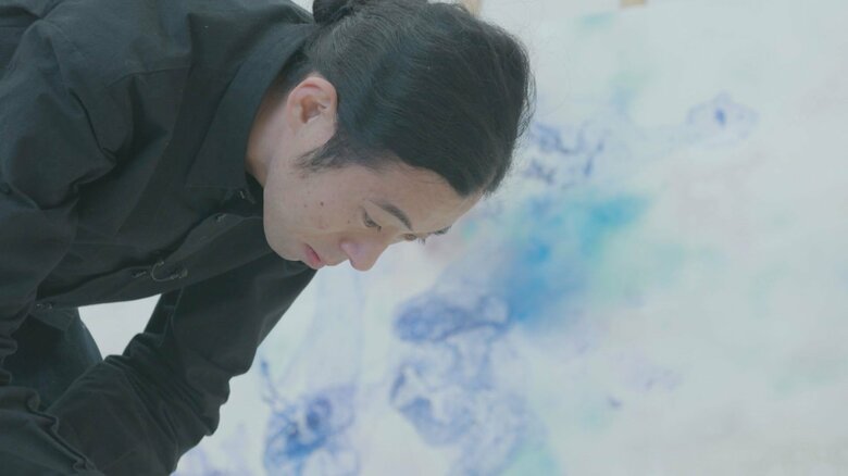 音などの色が見える“共感覚”の持ち主…日本画家・山田雅哉さんが出身地で個展【愛知発】｜FNNプライムオンライン
