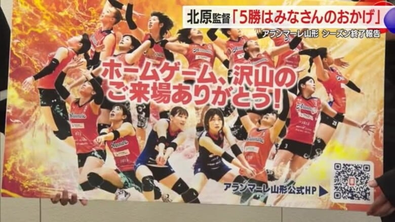 【アランマーレ山形】酒田市長にレギュラーシーズン終了報告・トップリーグ2年目は暫定13位｜FNNプライムオンライン