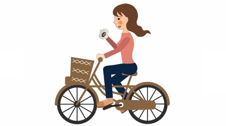 自転車の「酒気帯び運転」イメージ