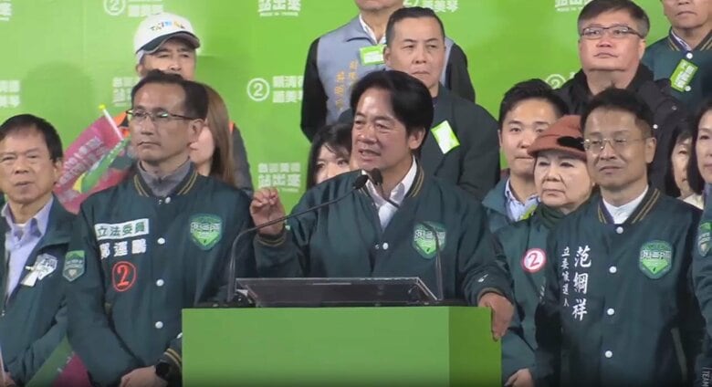 与党・民進党の頼清徳氏