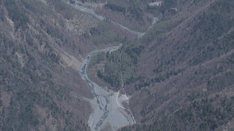 発生土置き場の候補地となっている燕沢（静岡市葵区）