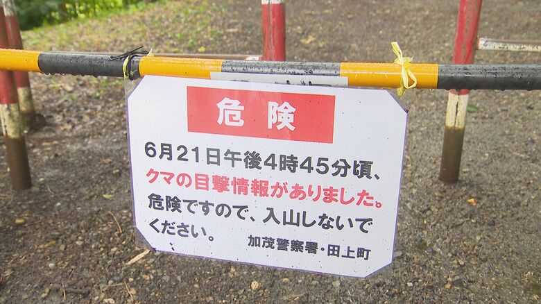 一時入山禁止に