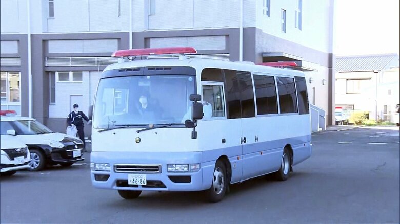 南野さんの夫が乗る警察車両（11月22日）