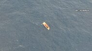 大型無人偵察機「グローバルホーク」の一部　浮遊物を公開