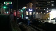 25日夜 長崎市の踏切内で列車にはねられ男性1人死亡