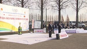 違法薬物の撲滅訴え ベトナム人サッカー大会