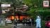 【寺から出火】住宅街にある「成田山松光寺」激しく立ち上る炎で周辺…