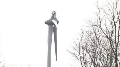 男鹿市の風力発電風車ブレード破損、最大6mの破片も　半径60ｍの範囲に落下　経産省が現地調査　秋田