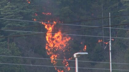 岩手・大槌町山林火災発生6日目　焼失面積1373ha・避難指示対象3257人に拡大　消火活動続くも鎮圧のめど立たず