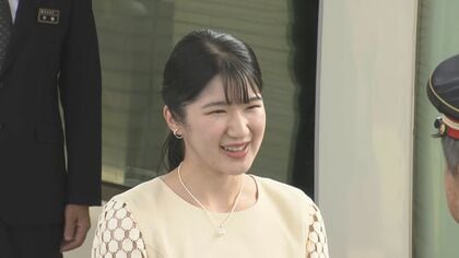 クリーム色のワンピースにパールのネックレス…愛子さまが三重県をご訪問 伊勢神宮の式年遷宮に向けた伝統行事視察のため