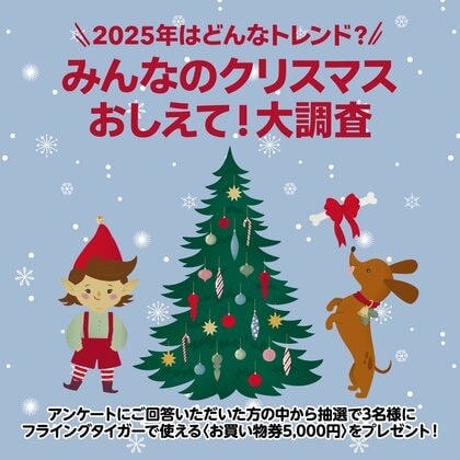 【フライングタイガー】誰よりもクリスマスが好きなフライングタイガーが調査結果から勝手に大予想!2025年クリスマストレンド発表
