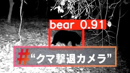 クマ人的被害対策に朗報！“クマ撃退カメラ”のスゴさとは？ AIカメラで感知し追跡…光と音で追い払い近隣住民に通知も