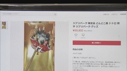 ぬいぐるみが“定価の3倍超”…ジブリパーク限定グッズが高額転売 ファン