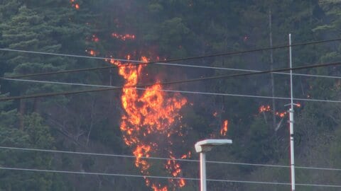 岩手・大槌町山林火災発生6日目　焼失面積1373ha・避難指示対象3257人に拡大　消火活動続くも鎮圧のめど立たず