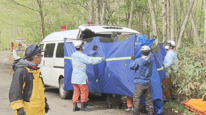 遭難現場付近