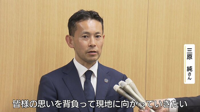 地元のエールと公正なジャッジを行う使命を背に意欲を語る