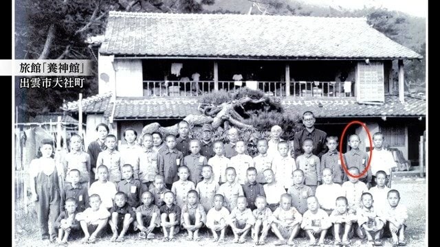学童疎開した児童たち