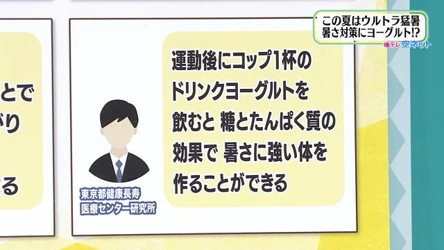 たんぱく質の効果で暑さに強い体に