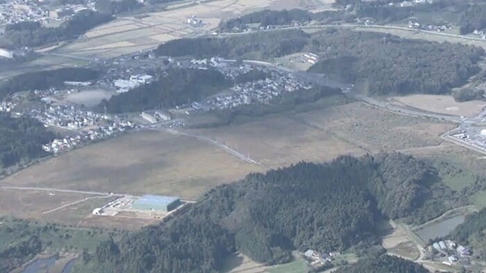 半導体工場の建設予定地(宮城・大衡村)