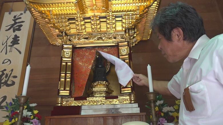 4度の盗難を乗り越えた地元民の拠り所　国の重要文化財「銅造如意輪観音半跏像」年に一度の御開帳　小浜市・正林庵｜FNNプライムオンライン