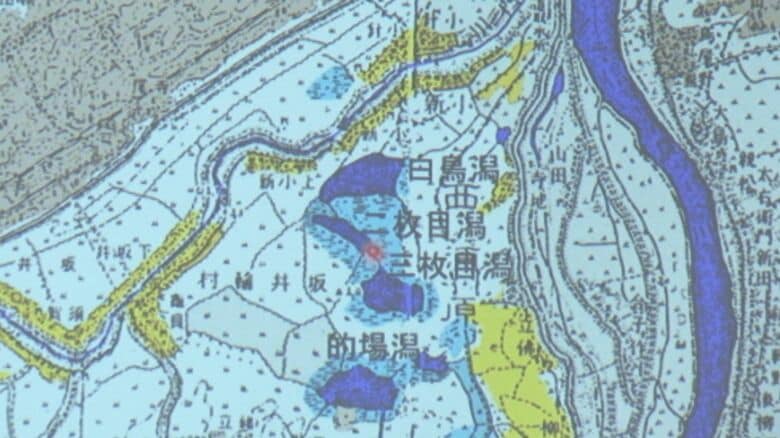 約100年前の新潟市の地図