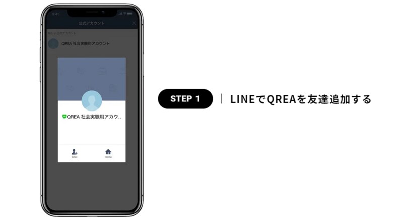 ステップ1 LINEで友達追加(提供:株式会社Duchamp)