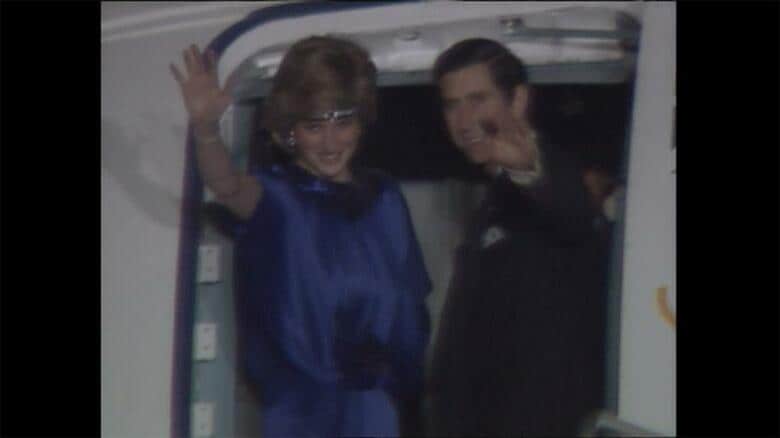 笑顔で日本を後に…（1986年5月）