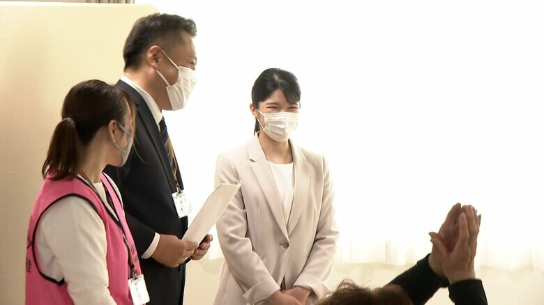 仮設団地の集会所をご訪問