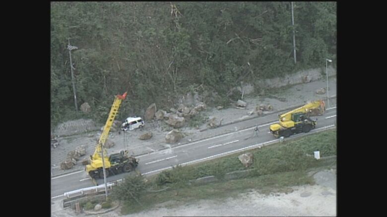 地震でがけ崩れ発生（2000年10月6日）