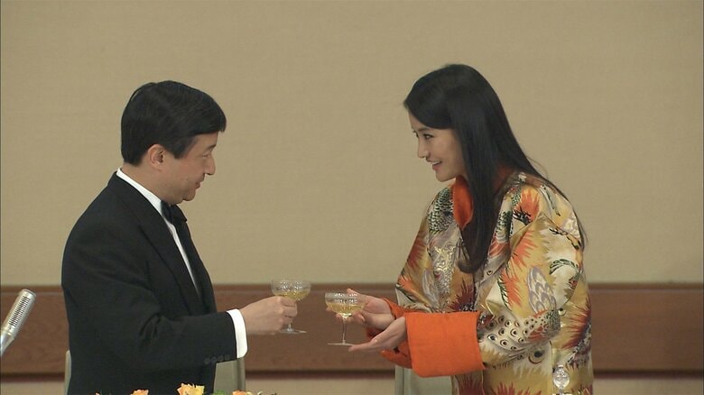 来日中のワンチュク国王夫妻の歓迎行事が行われた(2011年）