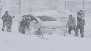 松江市で積雪38センチ…今季最強寒波で大雪に厳重警戒　8日夕方にかけ積雪など交通障害に厳重警戒を