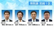 衆院選公示「宮崎1区」4人が立候補　前職に元職と新人2人が挑む　