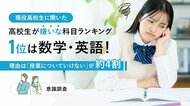 高校生が嫌いな科目ランキング｜1位は数学・英語！理由は「授業についていけない」が約4割【意識調査】