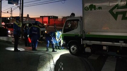 小学5年生男児がトラックにはねられ死亡…現場は信号のない横断歩道　トラック運転手の男（65）逮捕　東京・板橋区