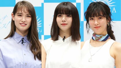 池田エライザ ノースリーブで早くも夏コーデ!?  水川あさみ・トラウデン直美と日焼け失敗談で意気投合