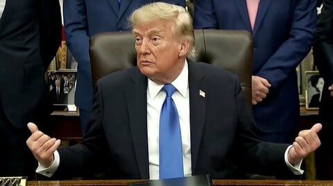 トランプ大統領「ホルムズ海峡を『トランプ海峡』に変更しては」SNSで提案　イランへの追加攻撃も辞さない姿勢示す