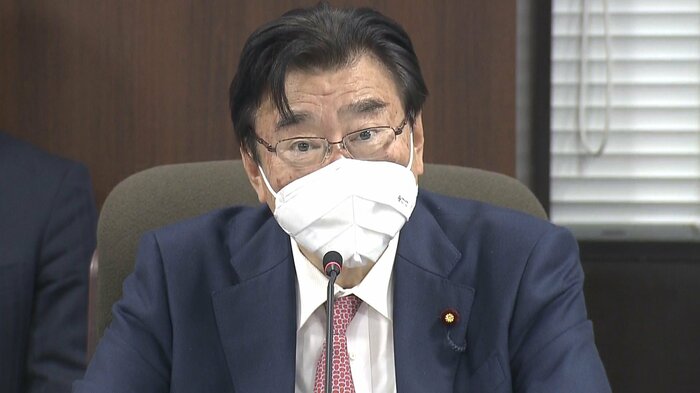 新型コロナ対策アドバイザリーボードで挨拶する後藤厚労相(2021年12月12日)