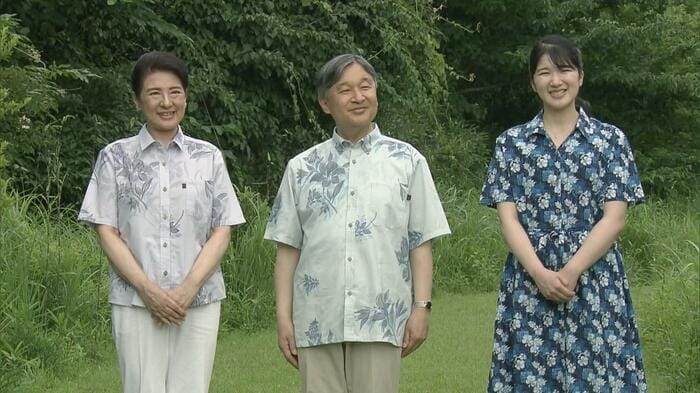 令和7（2025）年7月　那須御用邸内を散策される