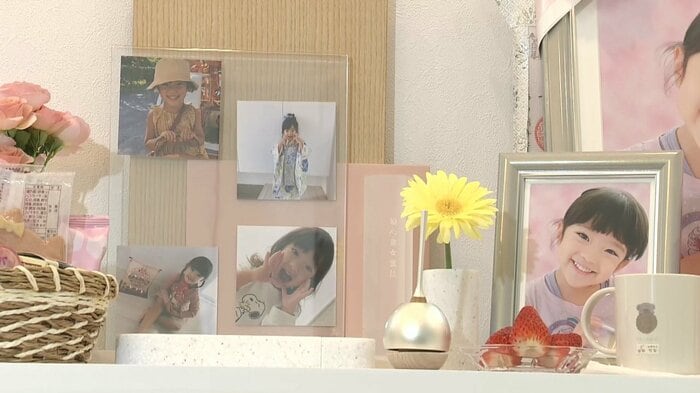 千奈ちゃんの遺影や思い出の写真
