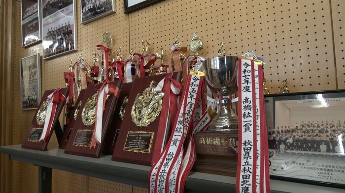 小編成部門で数々の受賞歴がある秋田北鷹高校吹奏楽部