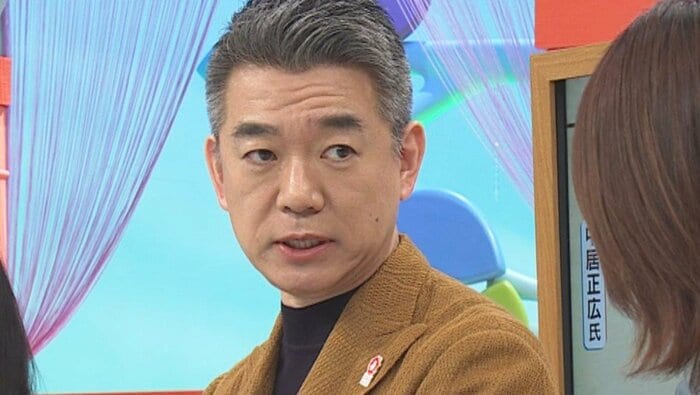 橋下徹氏(関西テレビ「旬感LIVEとれたてっ!」より)