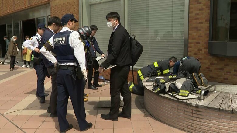 【速報】仙台駅前のペデストリアンデッキで「何か燃えたものがある」と通報　消防が調査中｜FNNプライムオンライン