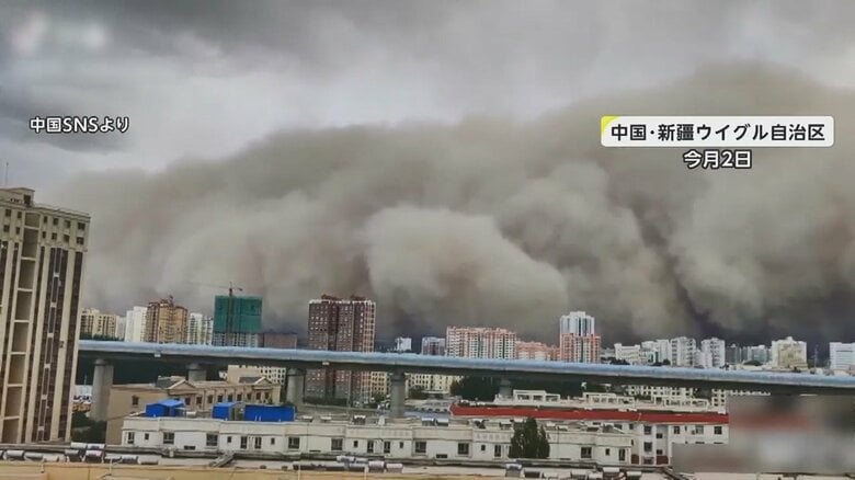 異例の“7月黄砂”あす飛来か…日本海側中心に注意が必要　4月にも全国各地で被害｜FNNプライムオンライン