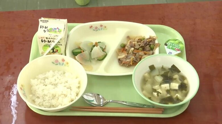 「いい肉の日」久慈市で短角牛給食　児童が畜産業への理解深める　岩手県｜FNNプライムオンライン