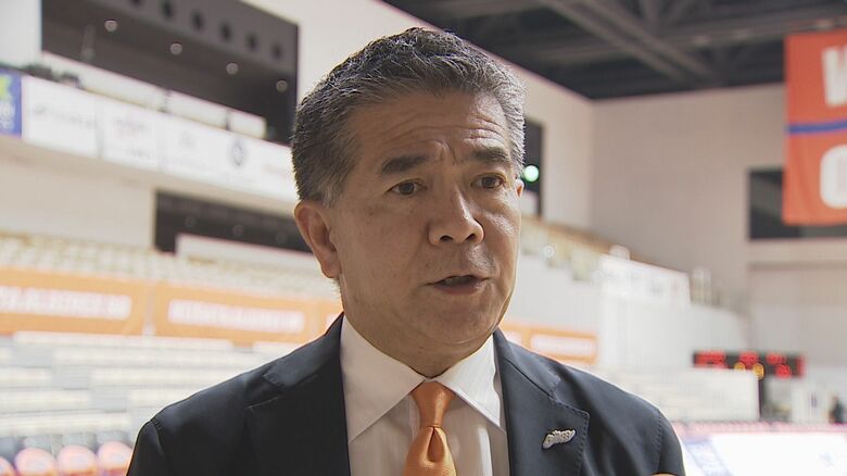 新潟プロバスケットボール　糸満盛人 社長
