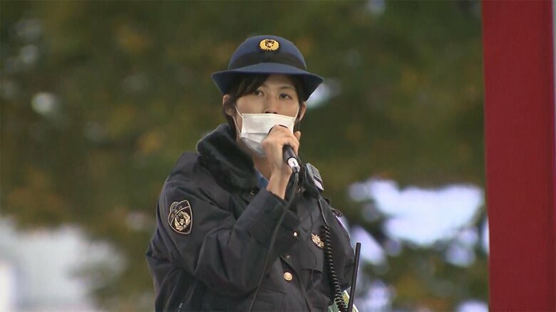 渋谷には、DJポリスも出動。雑踏警備に当たった。