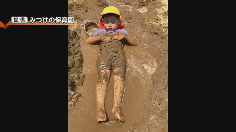 泥遊びも積極的に！