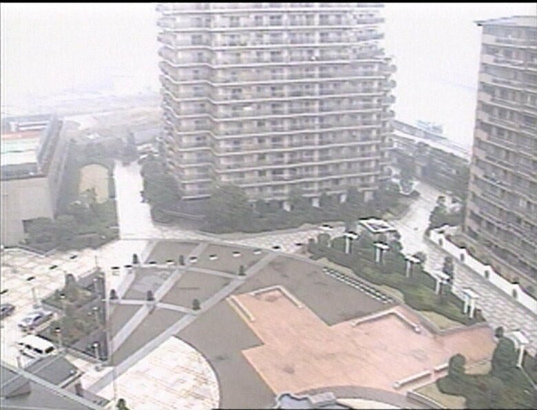 犯行現場となった“アクロシティ”1995年4月撮影