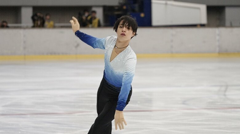 フリーで巻き返し表彰台にのぼった片伊勢武アミン